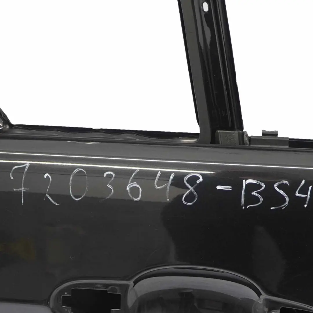 BMW E90 Tür hinten rechts Black Sapphire Schwarz Saphir Metallic - 475 - SKU 7203648-BS4 - Teilenummer 7203648