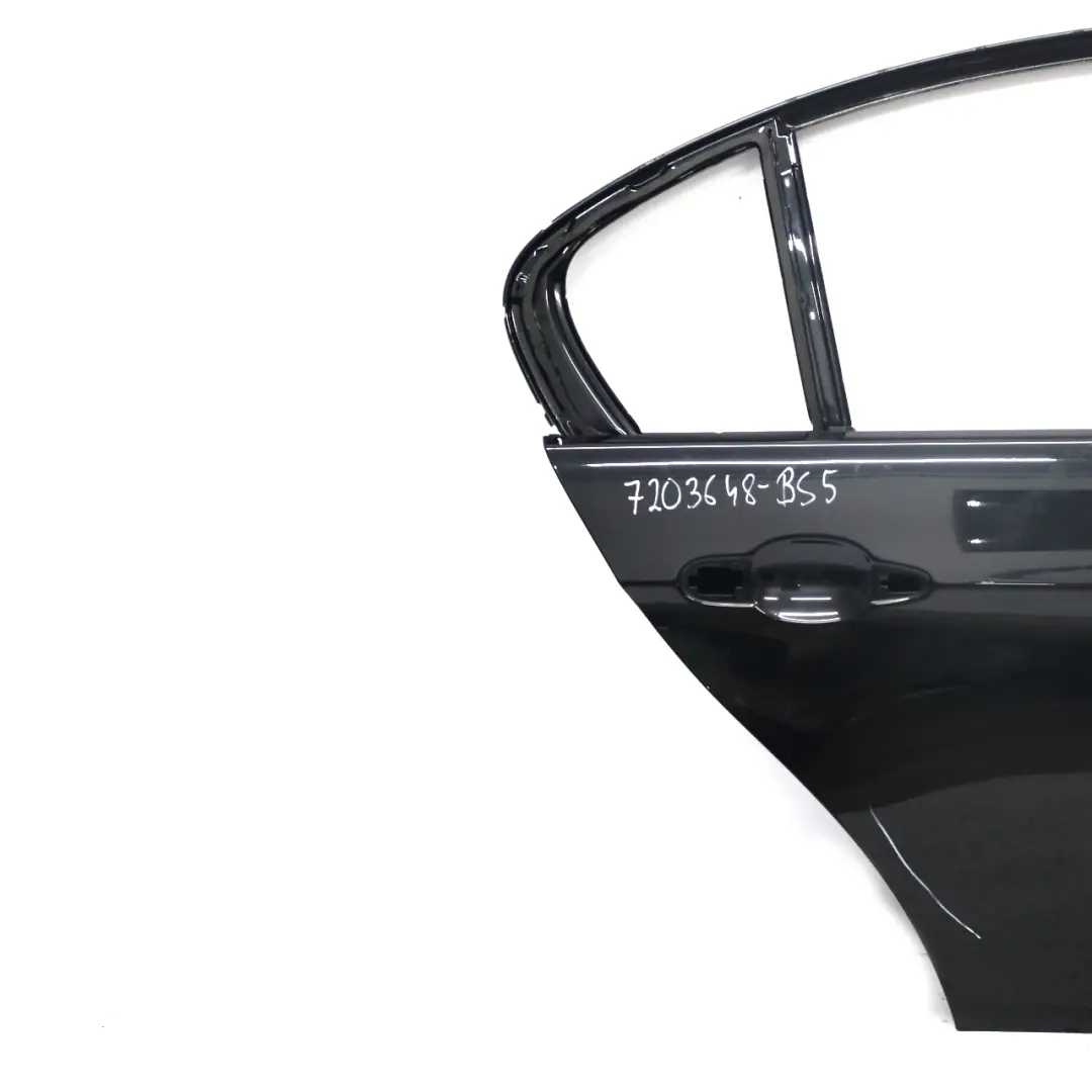 BMW E90 Door Rear Right O/S Black Sapphire Metallic - 475 - SKU 7203648-BS5 - Part number 7203648