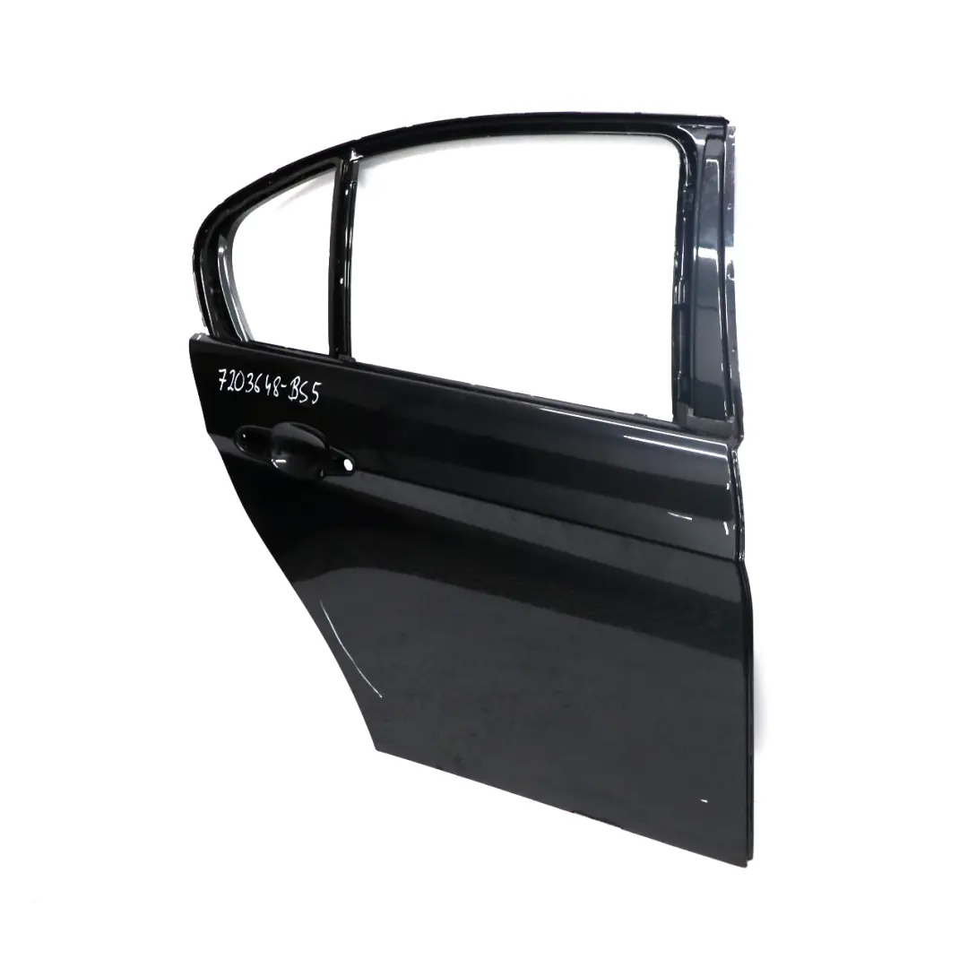 Tür hinten rechts Schwarz Saphir Metallic - 475 für BMW E90 mit Teilenummer 7203648 BMW E90 Tür hinten rechts Schwarz Saphir Metallic - 475 - SKU 7203648-BS5 - Teilenummer 7203648