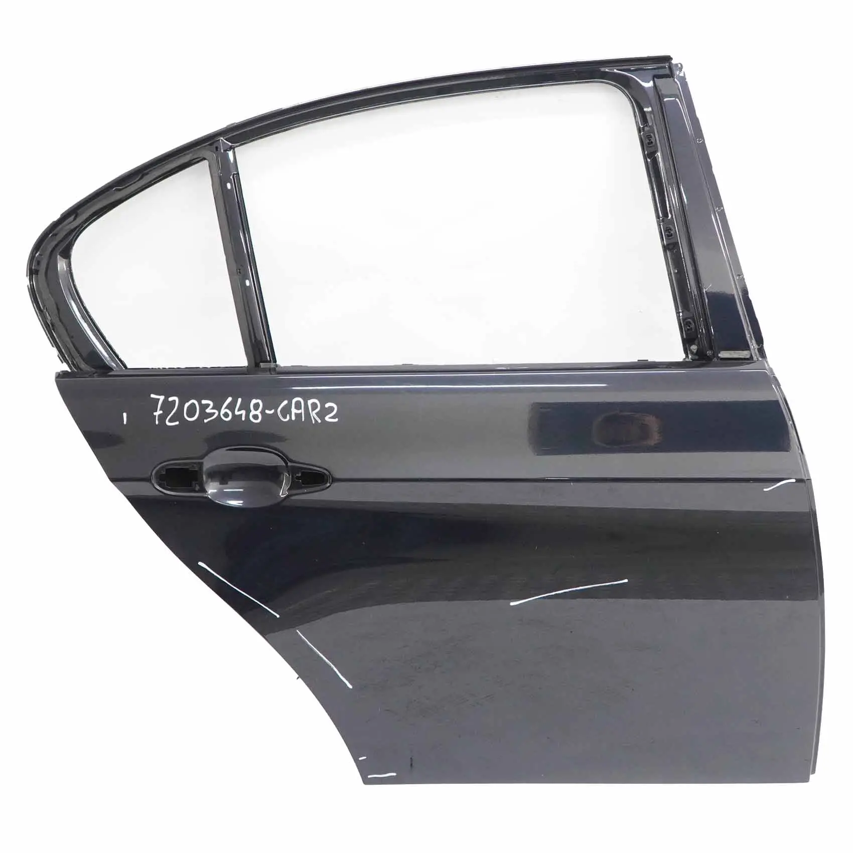 BMW E90 LCI Portiera Posteriore Destra Nero Carbone Carbonio Nero - 416