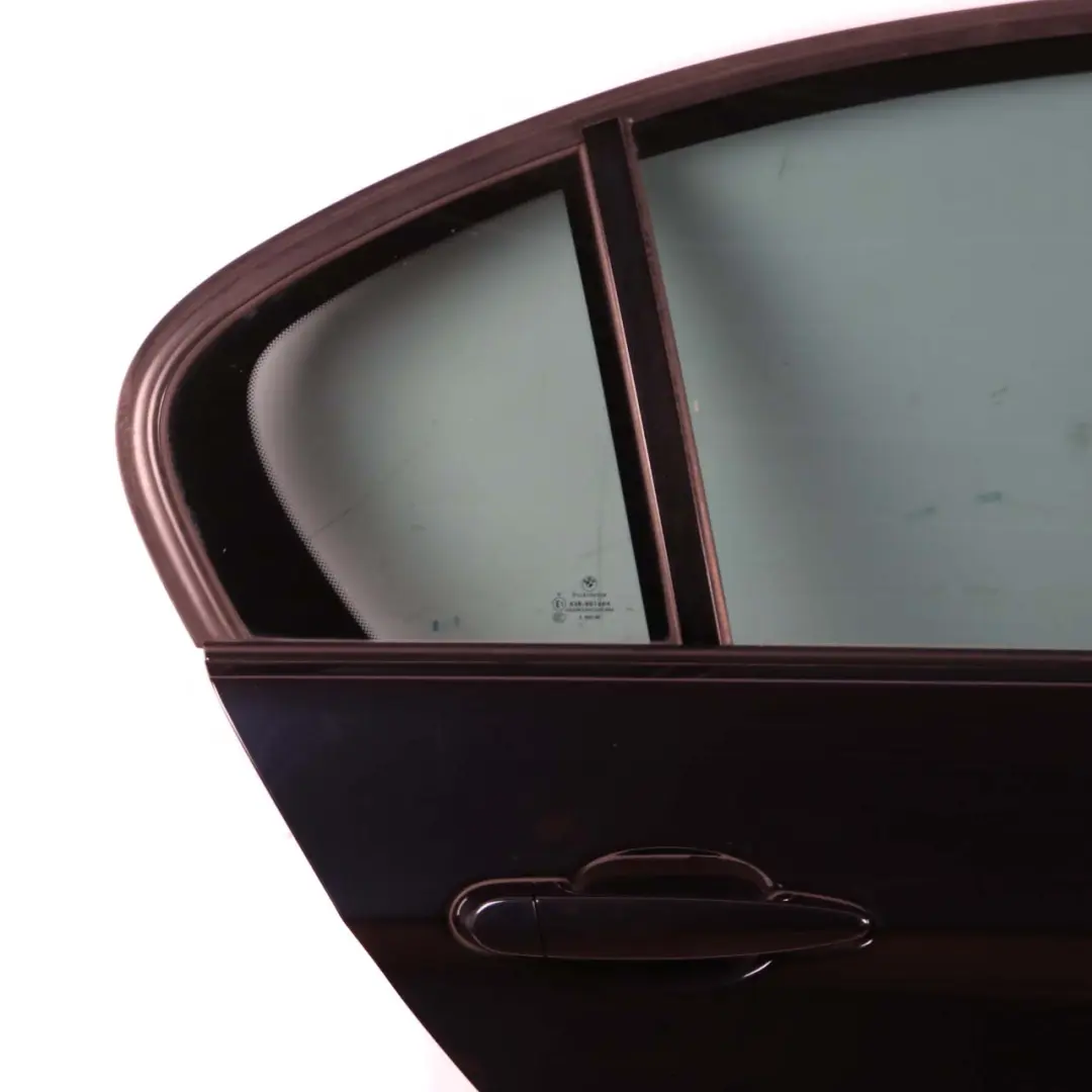 BMW E90 Door Rear Right O/S Carbonschwarz Carbon Black Metallic - 416 - SKU 7203648-CAR6 - Part number 7203648