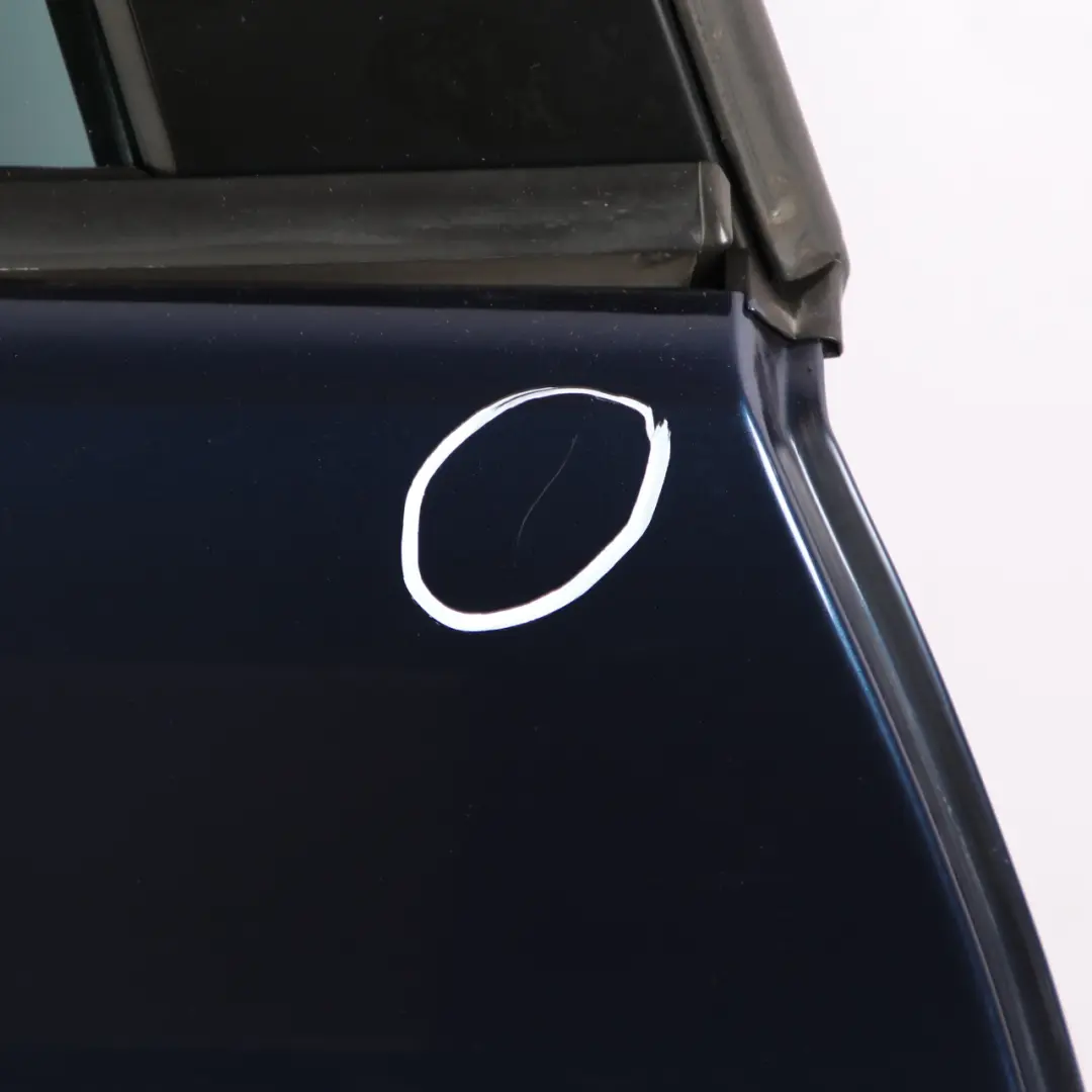 BMW E90 Door Rear Right O/S Saloon Tiefseeblau Deep Sea Blue Metallic - A76 - SKU 7203648-DSB3 - Part number 7203648