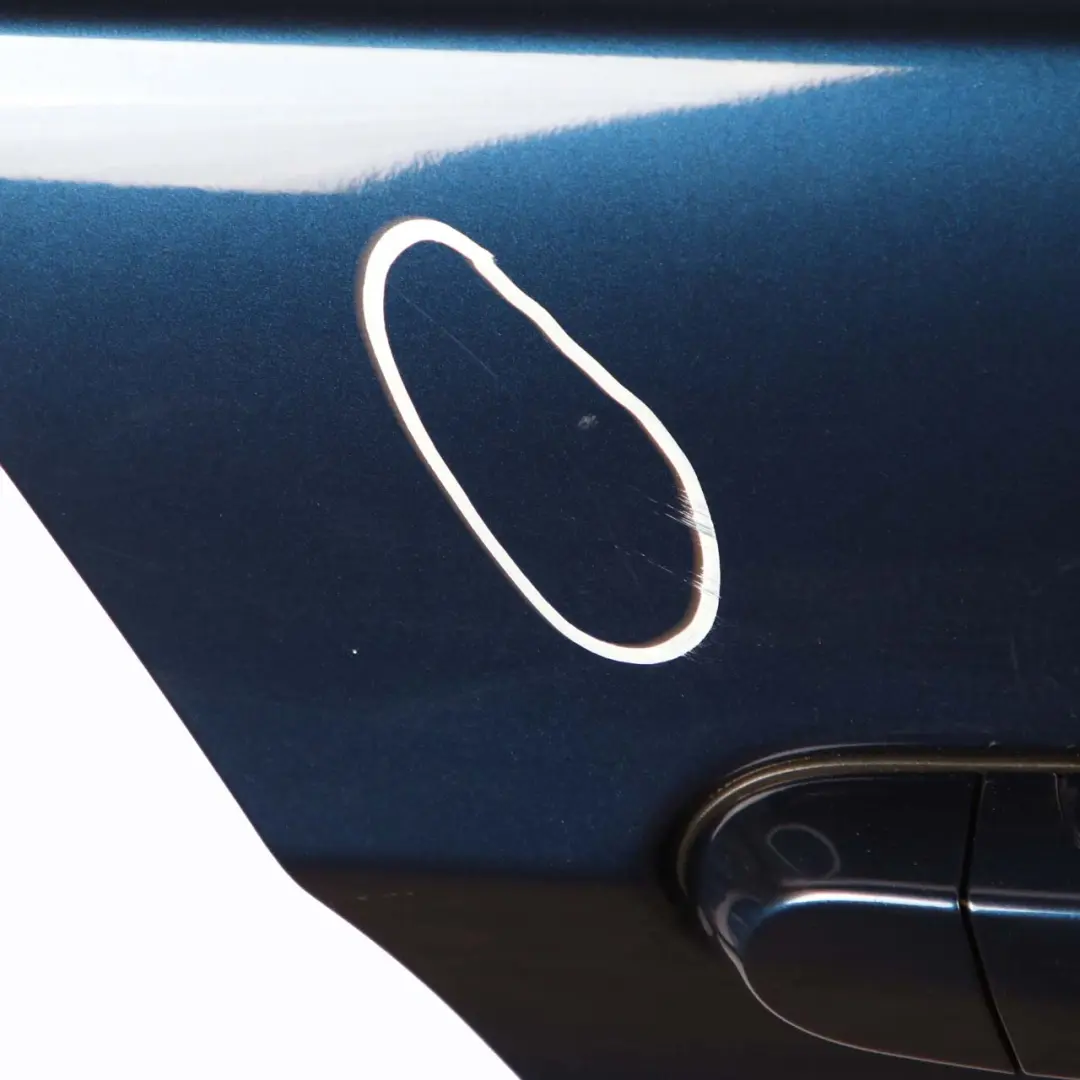 BMW E90 Door Rear Right O/S Saloon Tiefseeblau Deep Sea Blue Metallic - A76 - SKU 7203648-DSB3 - Part number 7203648