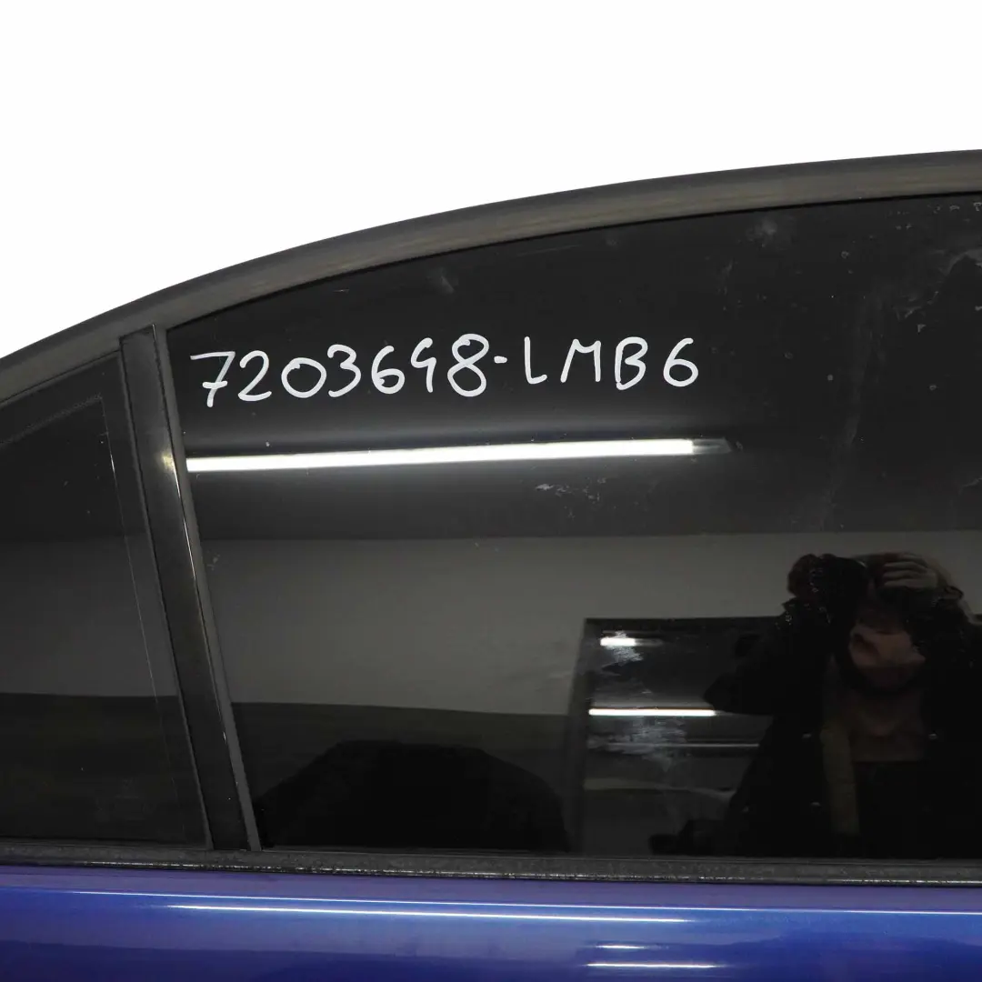 Drzwi Prawe Tylne Prawy Tył Le Mans Blau do BMW E90 o numerze 7203648 BMW E90 Drzwi Prawe Tylne Prawy Tył Le Mans Blau - SKU 7203648-LMB6 - Numer Części 7203648