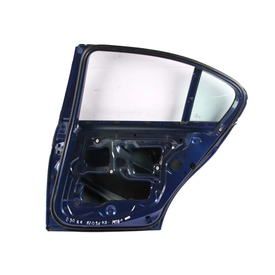 Door Rear Right O/S Montegoblau Blue Blau Metallic A51 to BMW 3 Series E90 1 with Part number 7203648 BMW 3 Series E90 1 Door Rear Right O/S Montegoblau Blue Blau Metallic A51 - SKU 7203648-MTB1 - Part number 7203648