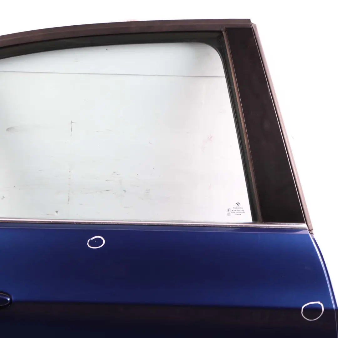 BMW 3 E90 Saloon Door Rear Right O/S Montegoblau Montego Blue Metallic - A51 - SKU 7203648-MTB2 - Part number 7203648