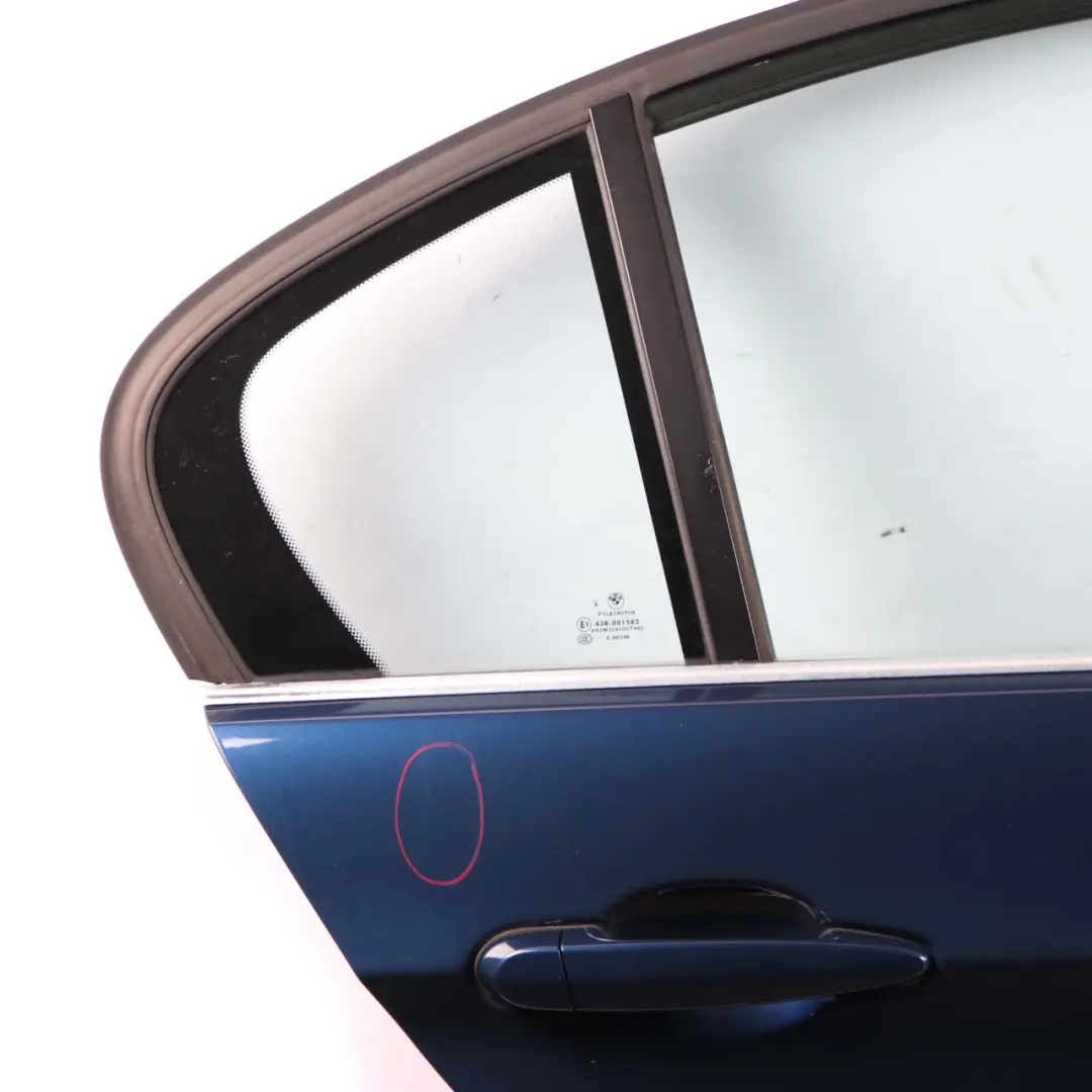 BMW 3 Series E90 Door Rear Right O/S Mysticblau Mystic Blau Metallic - A07 - SKU 7203648-MYS1 - Part number 7203648