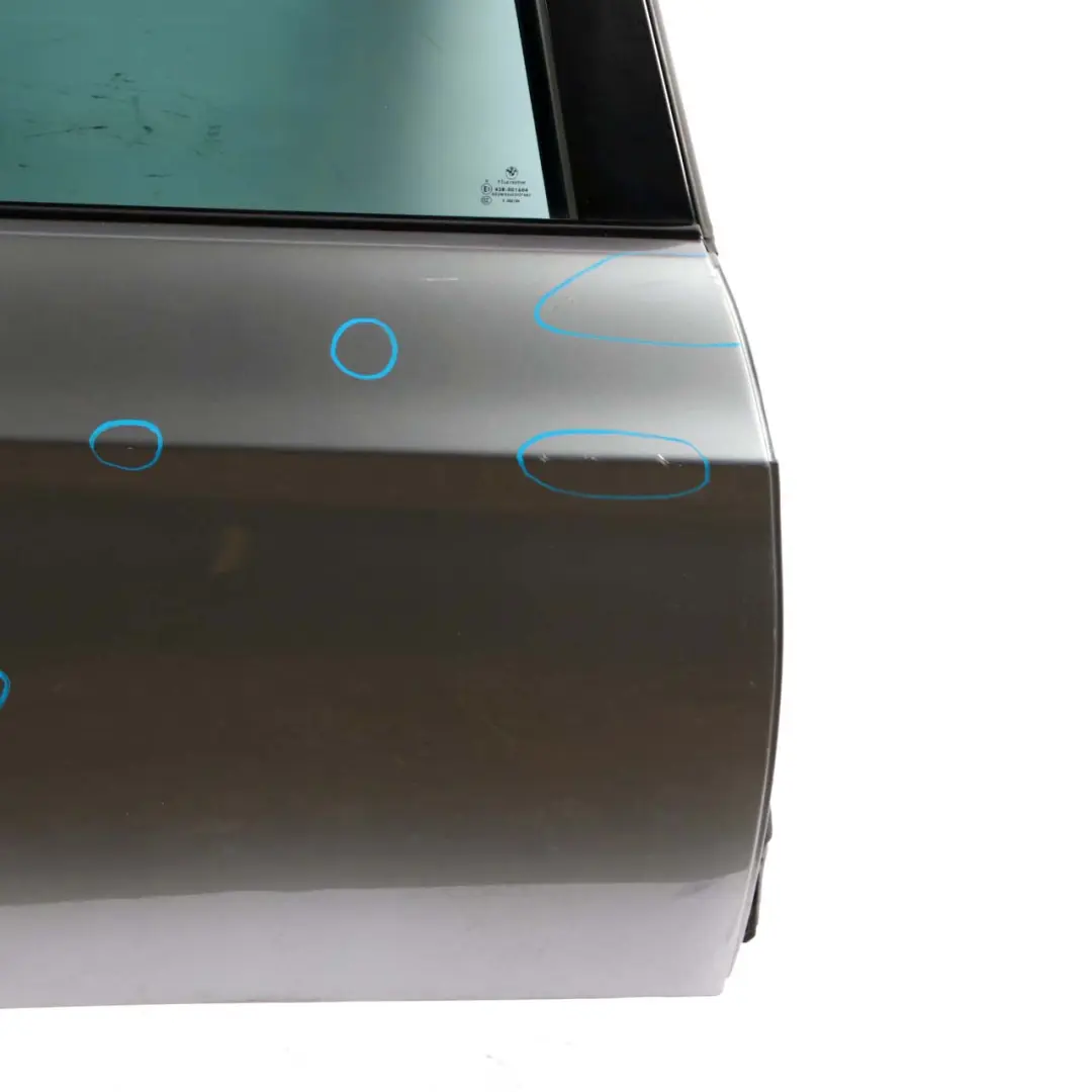 Door Rear Right O/S Spacegrau Grau Grey Metallic - A52 to BMW 3 Series E90 with Part number 7203648 BMW 3 Series E90 Door Rear Right O/S Spacegrau Grau Grey Metallic - A52 - SKU 7203648-SCG2 - Part number 7203648