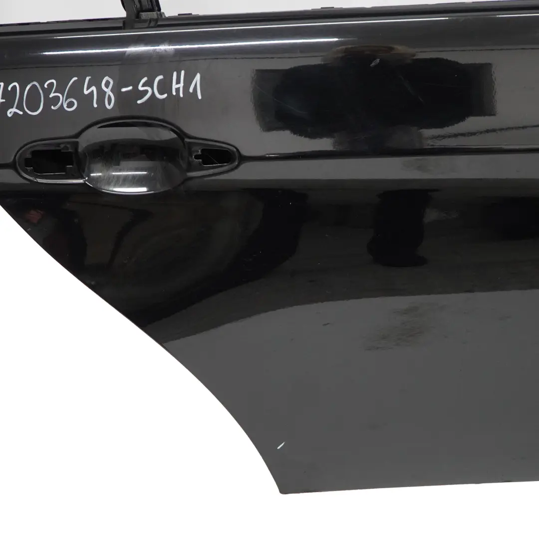 Door Rear Right O/S Shell Panel Black Schwarz 2 - 668 to BMW E90 with Part number 7203648 BMW E90 Door Rear Right O/S Shell Panel Black Schwarz 2 - 668 - SKU 7203648-SCH1 - Part number 7203648