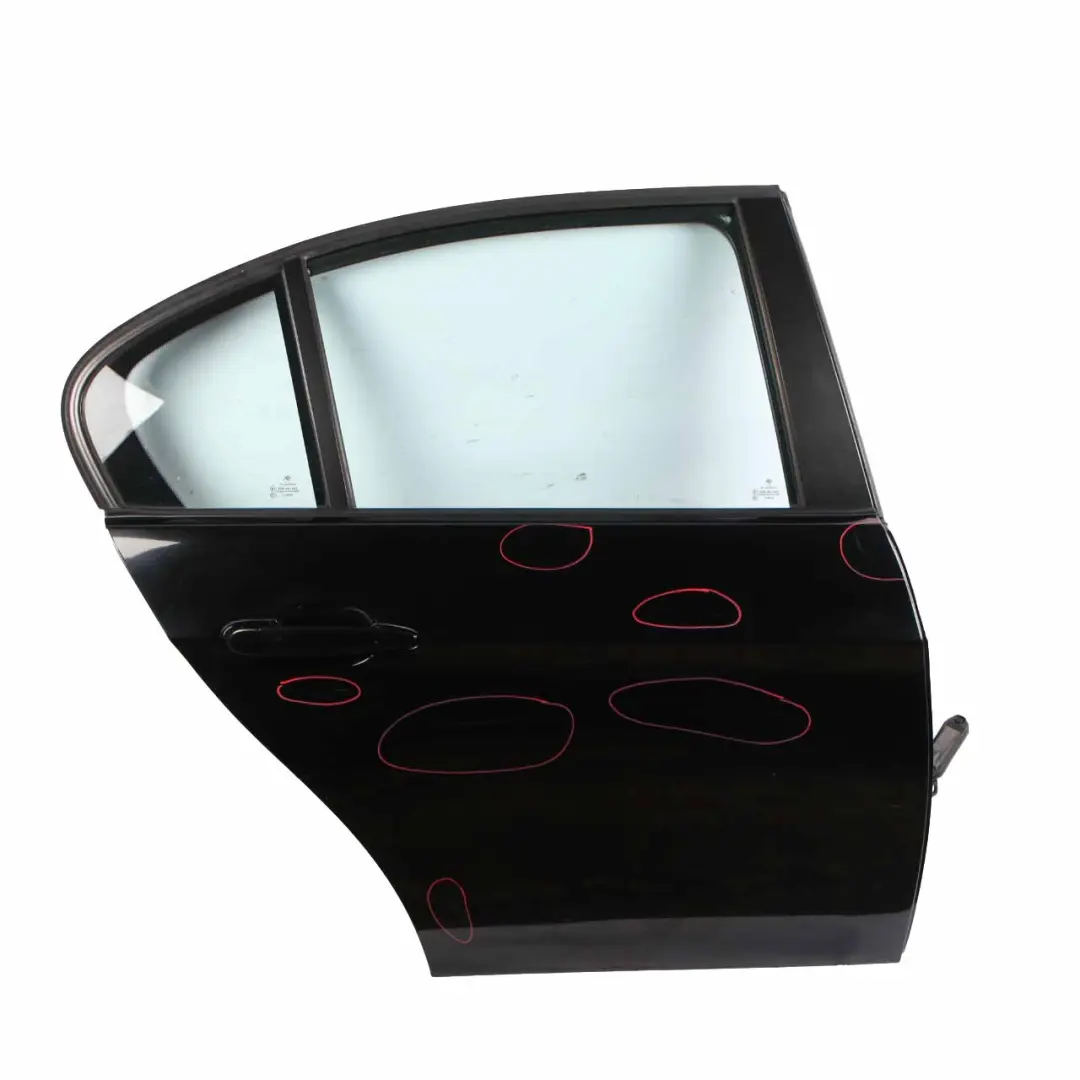  ?BMW E90 3 Puerta Trasera Derecha Negro Schwarz 2 - 668 - SKU 7203648-SCH3 - Número de pieza 7203648