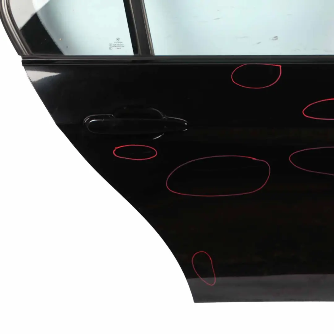  ?BMW E90 3 Puerta Trasera Derecha Negro Schwarz 2 - 668 - SKU 7203648-SCH3 - Número de pieza 7203648