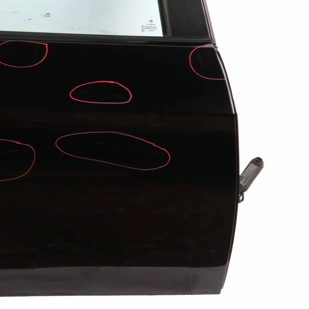 Door Rear Right O/S Black Schwarz 2 - 668 to BMW E90 with Part number 7203648 BMW E90 Door Rear Right O/S Black Schwarz 2 - 668 - SKU 7203648-SCH3 - Part number 7203648