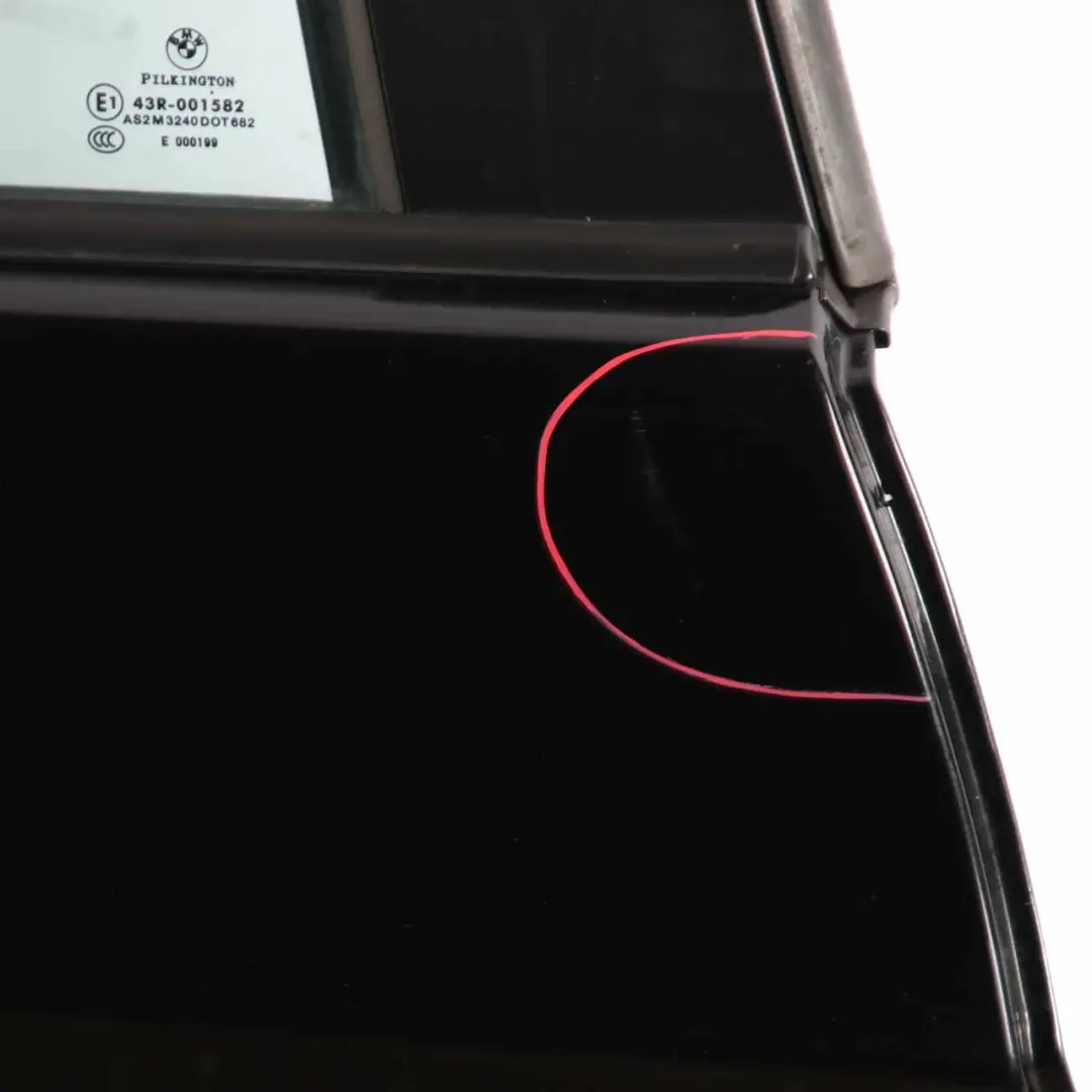 Door Rear Right O/S Black Schwarz 2 - 668 to BMW E90 with Part number 7203648 BMW E90 Door Rear Right O/S Black Schwarz 2 - 668 - SKU 7203648-SCH3 - Part number 7203648