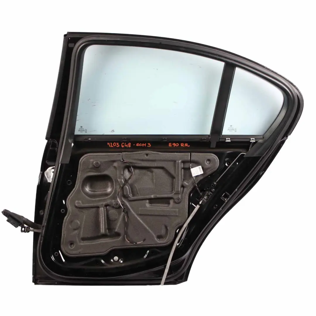  ?BMW E90 3 Puerta Trasera Derecha Negro Schwarz 2 - 668 - SKU 7203648-SCH3 - Número de pieza 7203648