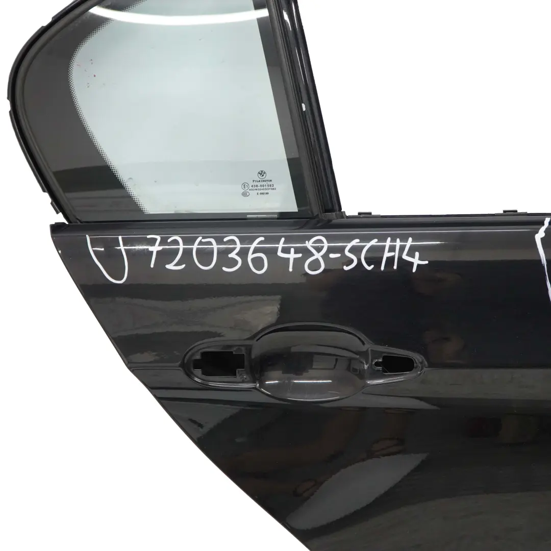 Tür Hinten Rechts Schwarz 2 - 668 für BMW E90 mit Teilenummer 7203648 BMW E90 Tür Hinten Rechts Schwarz 2 - 668 - SKU 7203648-SCH4 - Teilenummer 7203648
