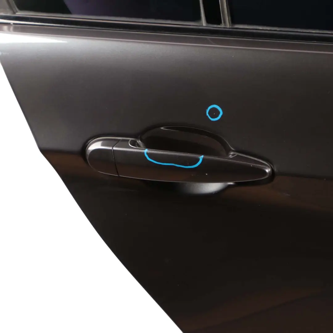  £BMW 3 E90 Saloon Door Rear Right O/S Sparkling Graphite Metallic - A22 - SKU 7203648-SG1 - Part number 7203648