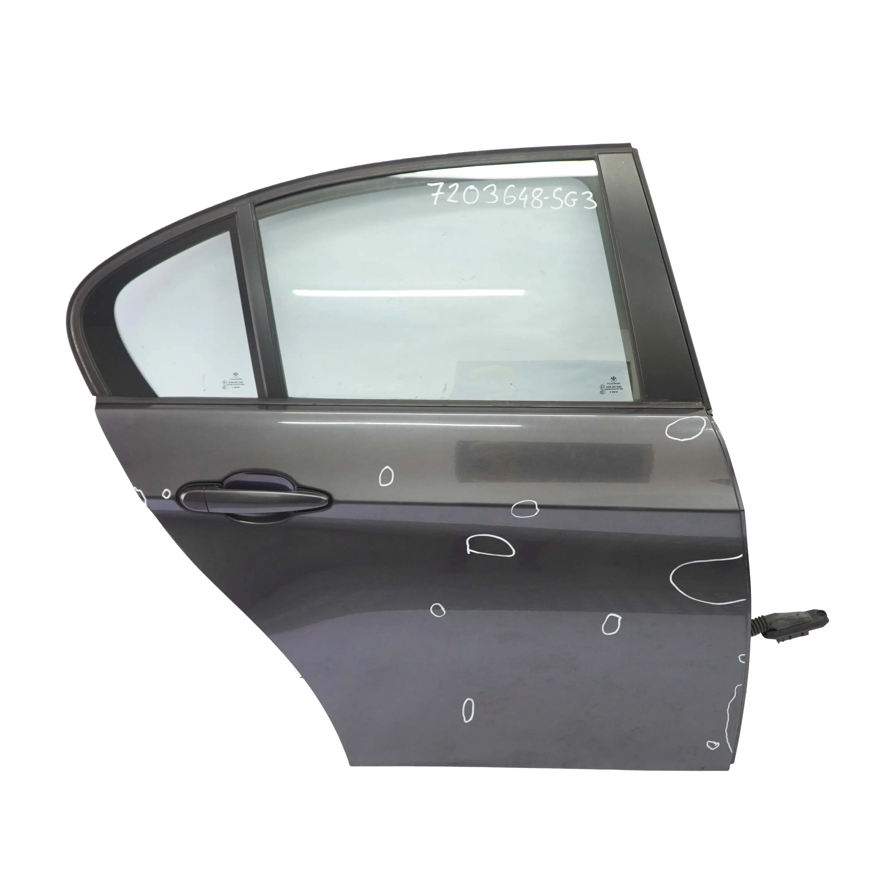 BMW 3 E90 Door Rear Right O/S Sparkling Graphite Metallic - A22