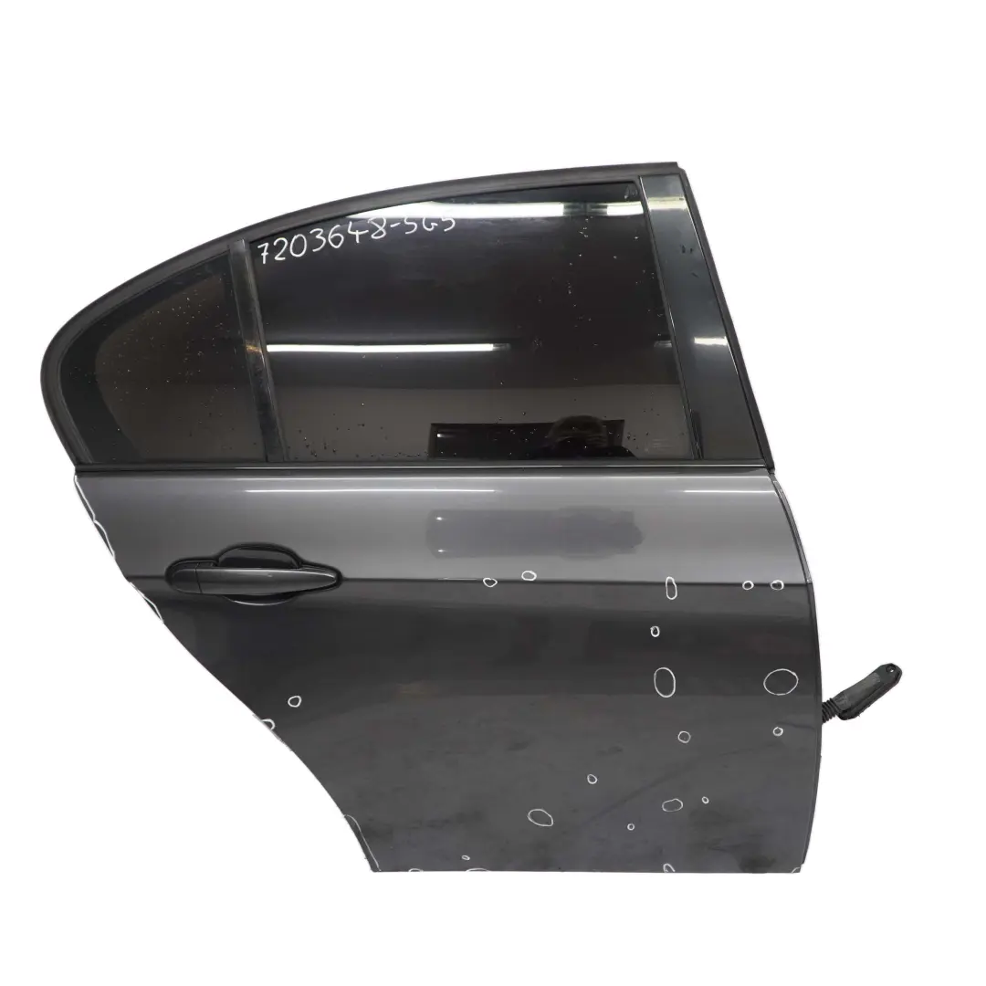 Tür Hinten Rechts Sparkling Graphite Metallic - A22 für BMW 3 E90 LCI mit Teilenummer 7203648 BMW 3 E90 LCI Tür Hinten Rechts Sparkling Graphite Metallic - A22 - SKU 7203648-SG5 - Teilenummer 7203648