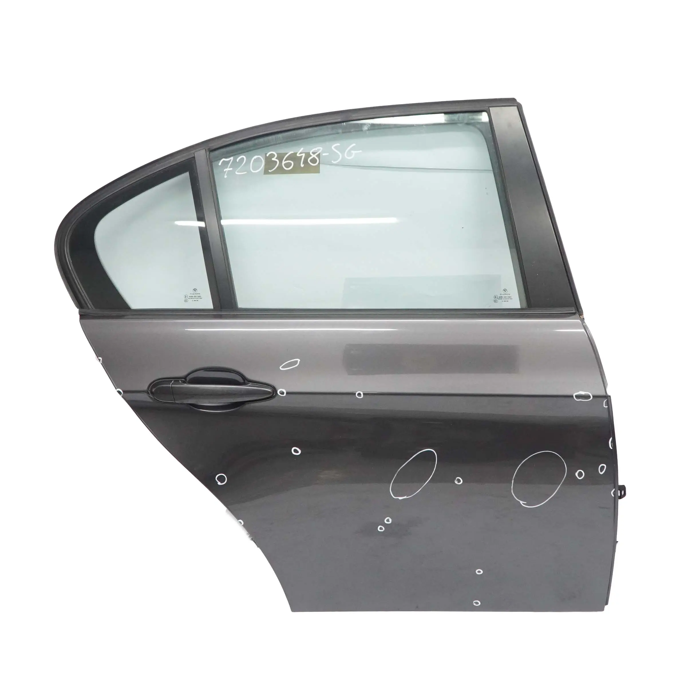 BMW E90 Portiera Posteriore Destra Frizzante Grafite Metallizzato - A22