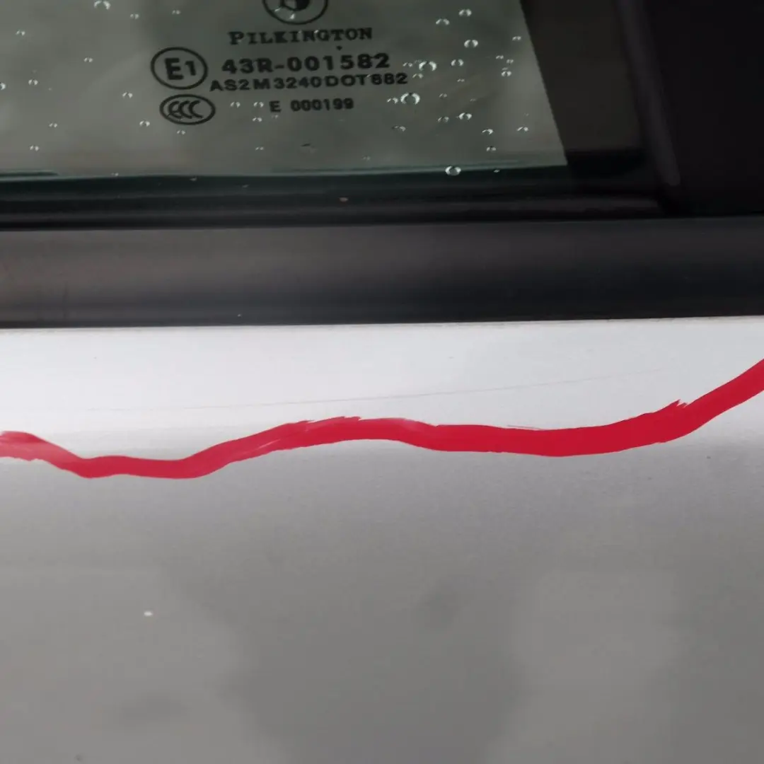 BMW 3 E90 Drzwi prawe tylne tył titansilber 354 - SKU 7203648-TS10 - Numer Części 7203648