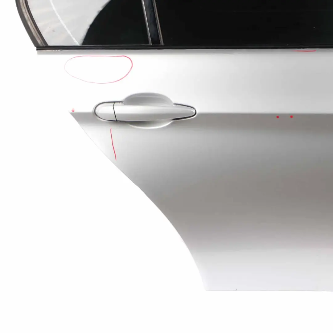 BMW 3 er E90 LCI Beifahrer Tür hinten rechts Titansilber Silber Metallic 354 - SKU 7203648-TS2 - Teilenummer 7203648