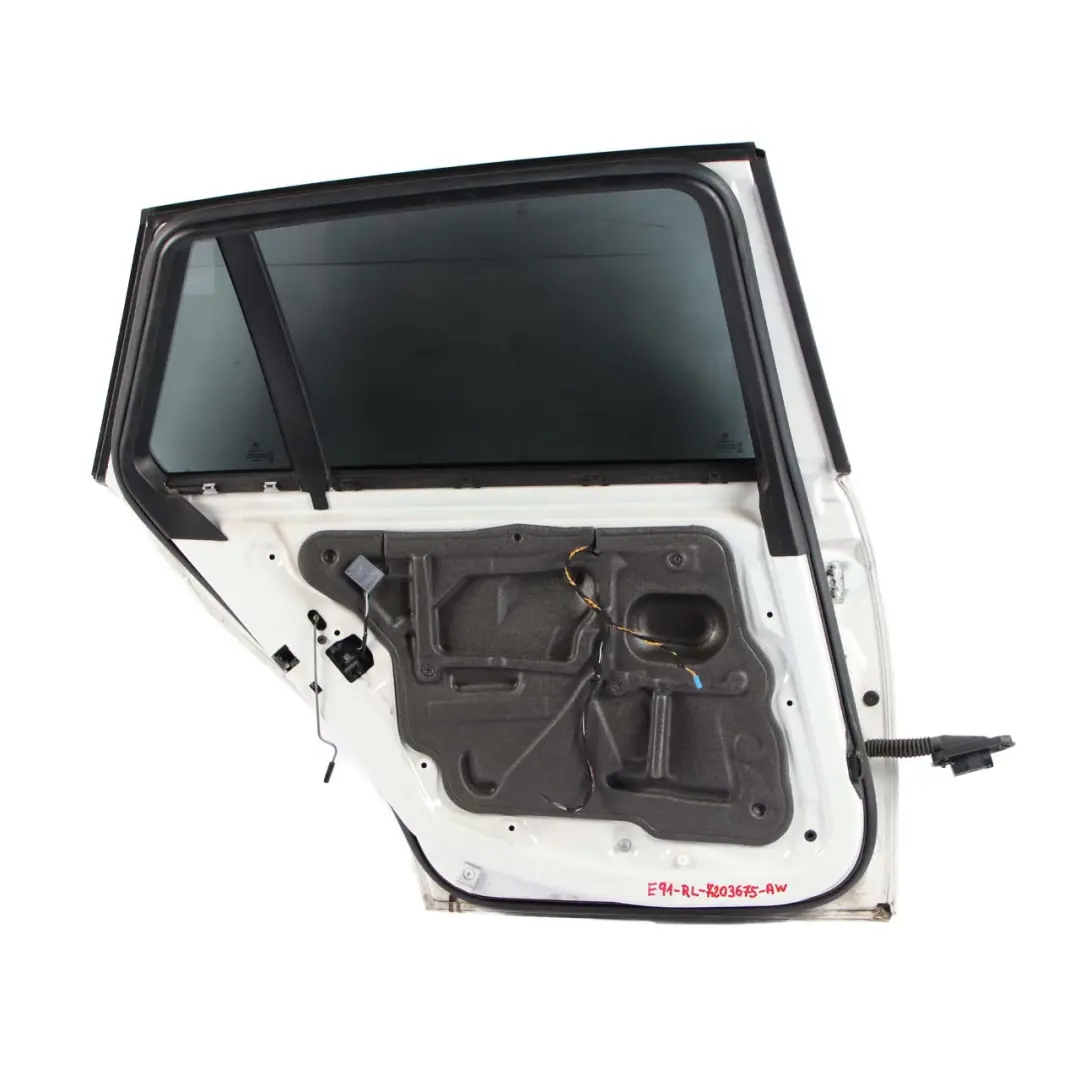 Door Rear Left N/S Alpinweiss Alpine White 3 - 300 to BMW 3 E91 Touring with Part number 7203675 BMW 3 E91 Touring Door Rear Left N/S Alpinweiss Alpine White 3 - 300 - SKU 7203675-AW - Part number 7203675
