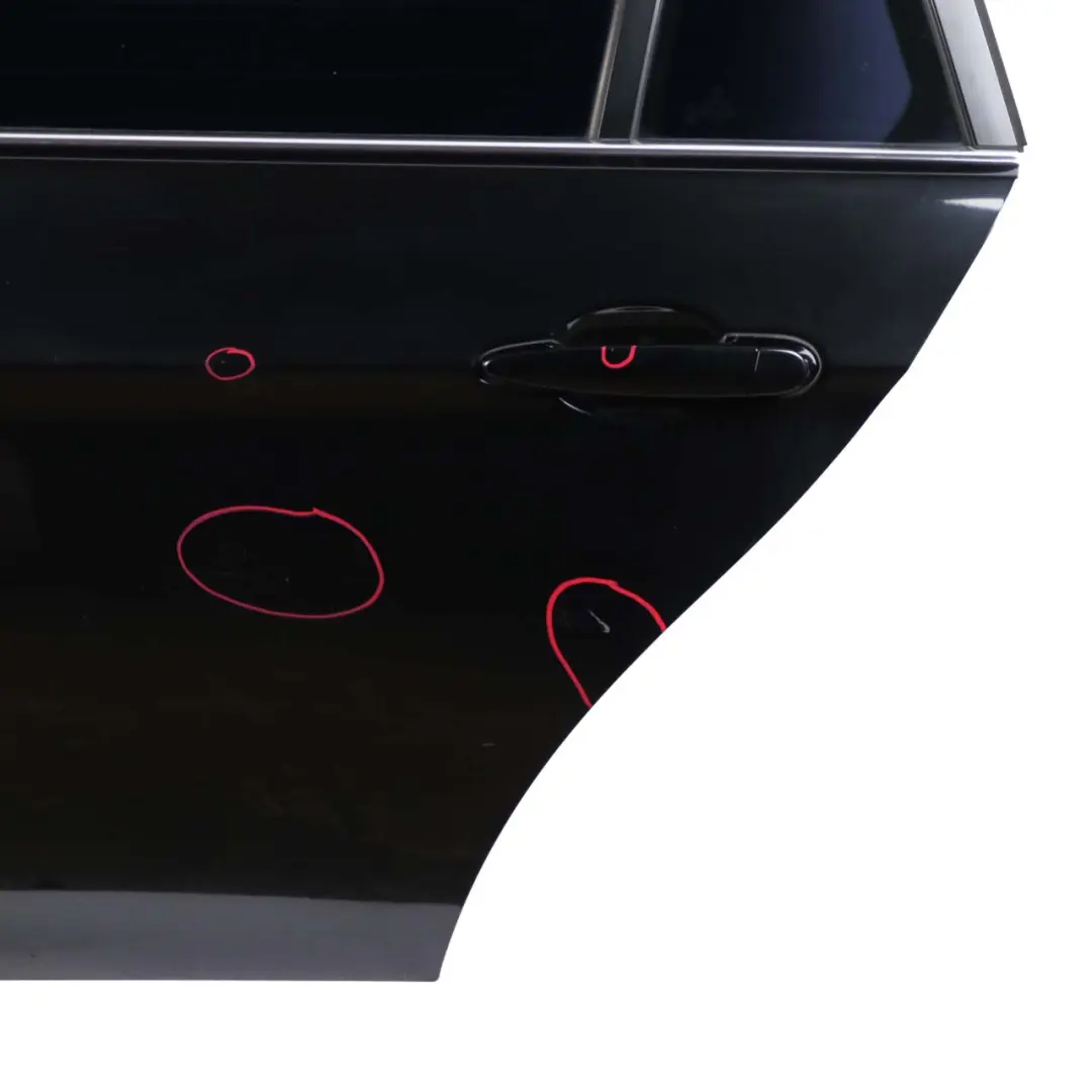 Door Rear Left N/S Black Sapphire Metallic - 475 to BMW 3 Series E91 Touring with Part number 7203675 BMW 3 Series E91 Touring Door Rear Left N/S Black Sapphire Metallic - 475 - SKU 7203675-BS1 - Part number 7203675