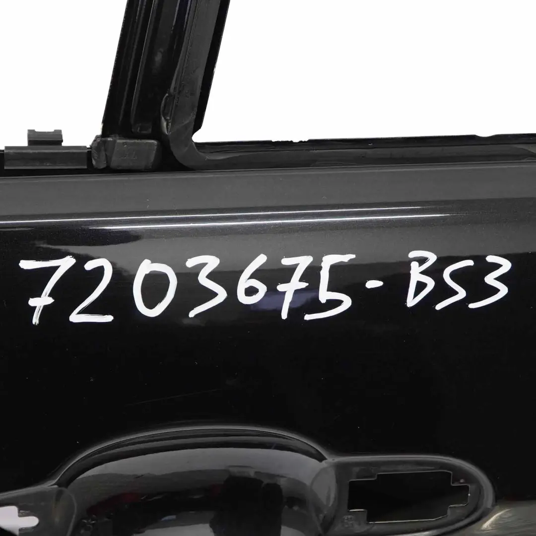 BMW E91 Touring Door Rear Left N/S Black Sapphire Metallic - 475 - SKU 7203675-BS3 - Part number 7203675