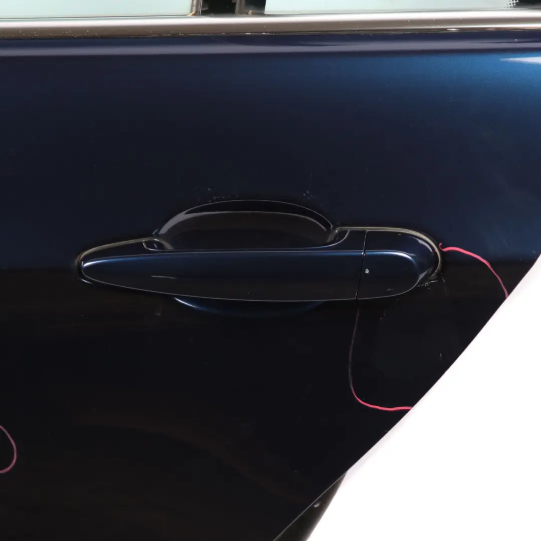 Door Rear Left N/S Touring Tiefseeblau Deep Sea Blue Metallic - A76 to BMW E91 with Part number 7203675 BMW E91 Door Rear Left N/S Touring Tiefseeblau Deep Sea Blue Metallic - A76 - SKU 7203675-DSB - Part number 7203675