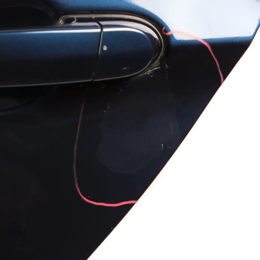 Door Rear Left N/S Touring Tiefseeblau Deep Sea Blue Metallic - A76 to BMW E91 with Part number 7203675 BMW E91 Door Rear Left N/S Touring Tiefseeblau Deep Sea Blue Metallic - A76 - SKU 7203675-DSB - Part number 7203675