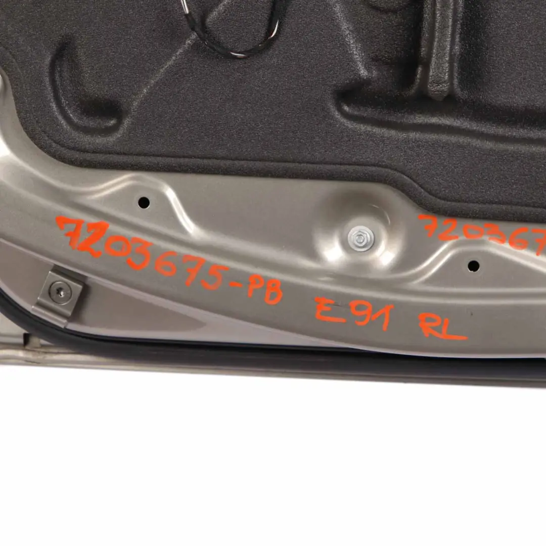 Door Rear Left N/S Touring Platinbronze Platinum Bronze Metallic - A53 to BMW E91 with Part number 7203675 BMW E91 Door Rear Left N/S Touring Platinbronze Platinum Bronze Metallic - A53 - SKU 7203675-PB - Part number 7203675