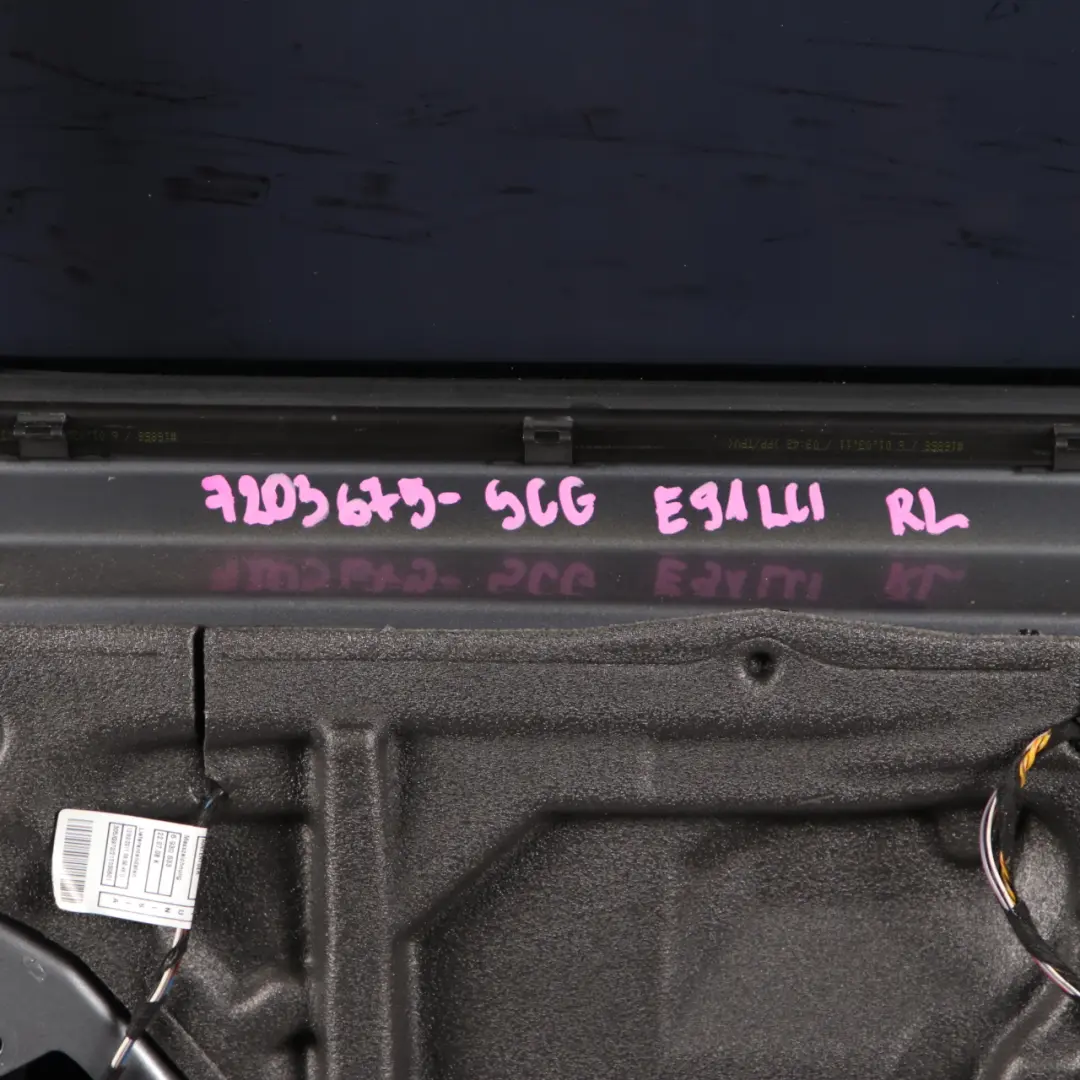 Door Rear Left N/S Spacegrau Space Grey Metallic - A52 to BMW E91 Touring with Part number 7203675 BMW E91 Touring Door Rear Left N/S Spacegrau Space Grey Metallic - A52 - SKU 7203675-SCG - Part number 7203675