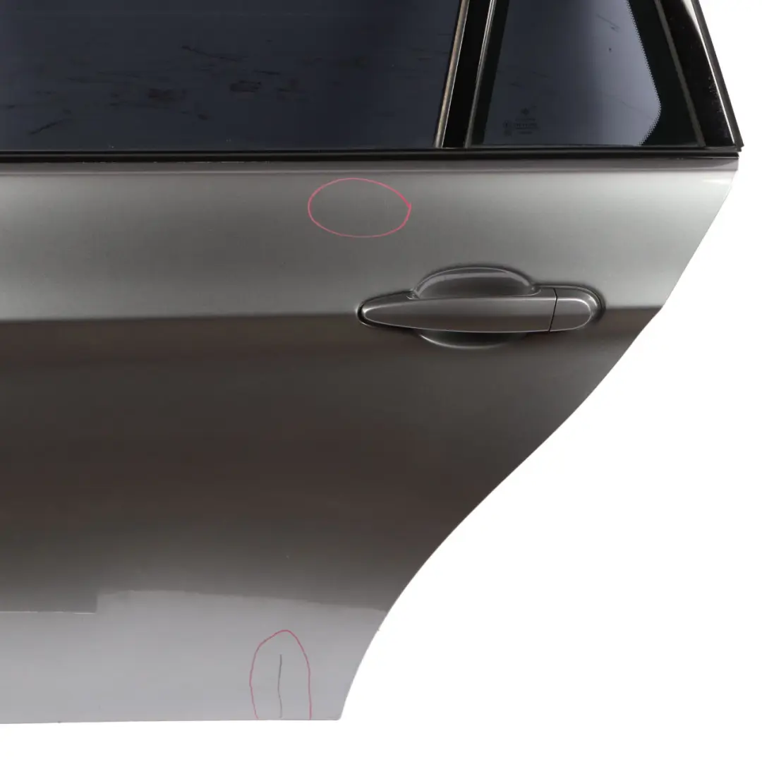 BMW E91 Touring Door Rear Left N/S Spacegrau Space Grey Metallic - A52 - SKU 7203675-SCG - Part number 7203675