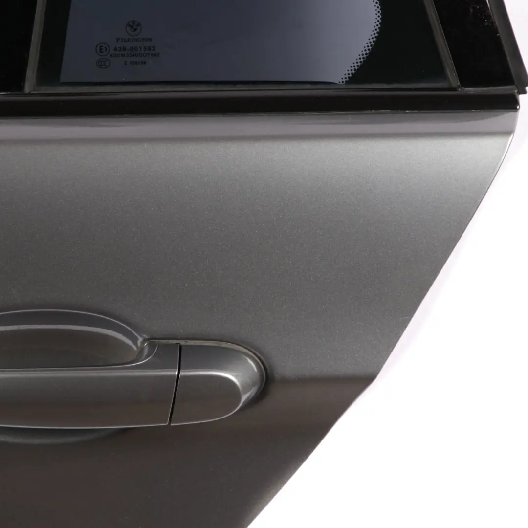 BMW E91 Touring Door Rear Left N/S Spacegrau Space Grey Metallic - A52 - SKU 7203675-SCG - Part number 7203675
