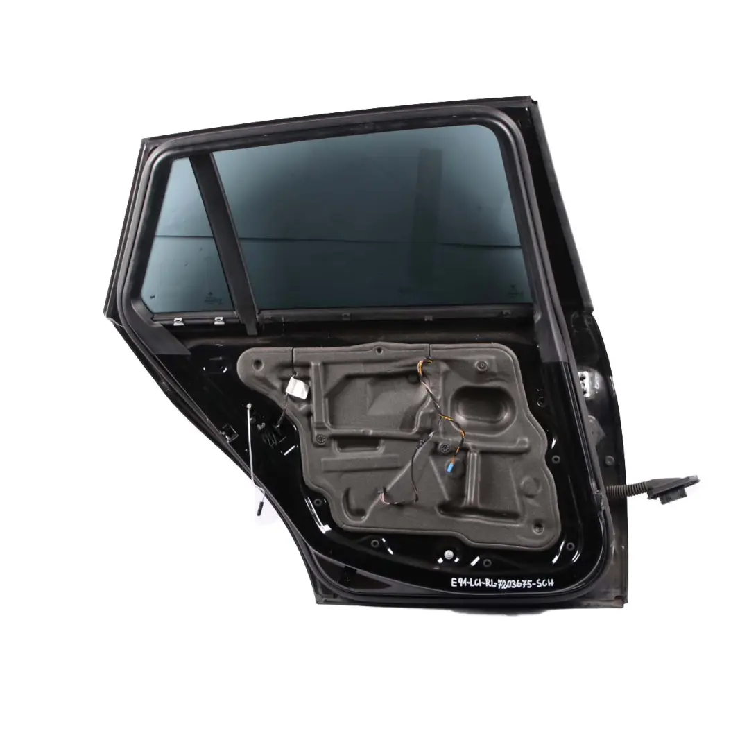 Door Rear Left N/S Schwarz 2 Black - 668 to BMW 3 Series E91 Touring with Part number 7203675 BMW 3 Series E91 Touring Door Rear Left N/S Schwarz 2 Black - 668 - SKU 7203675-SCH - Part number 7203675
