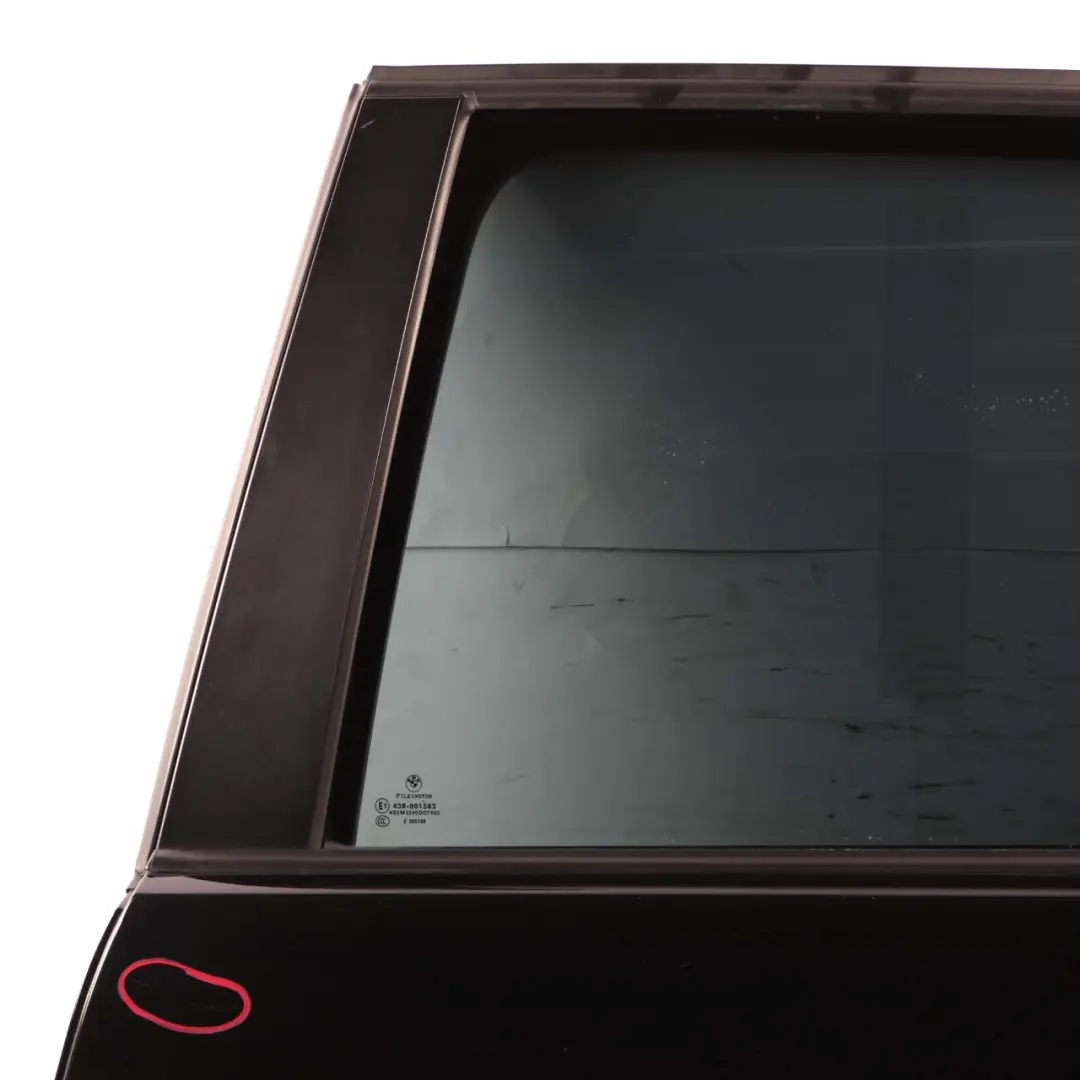 Door Rear Left N/S Schwarz 2 Black - 668 to BMW 3 Series E91 Touring with Part number 7203675 BMW 3 Series E91 Touring Door Rear Left N/S Schwarz 2 Black - 668 - SKU 7203675-SCH - Part number 7203675