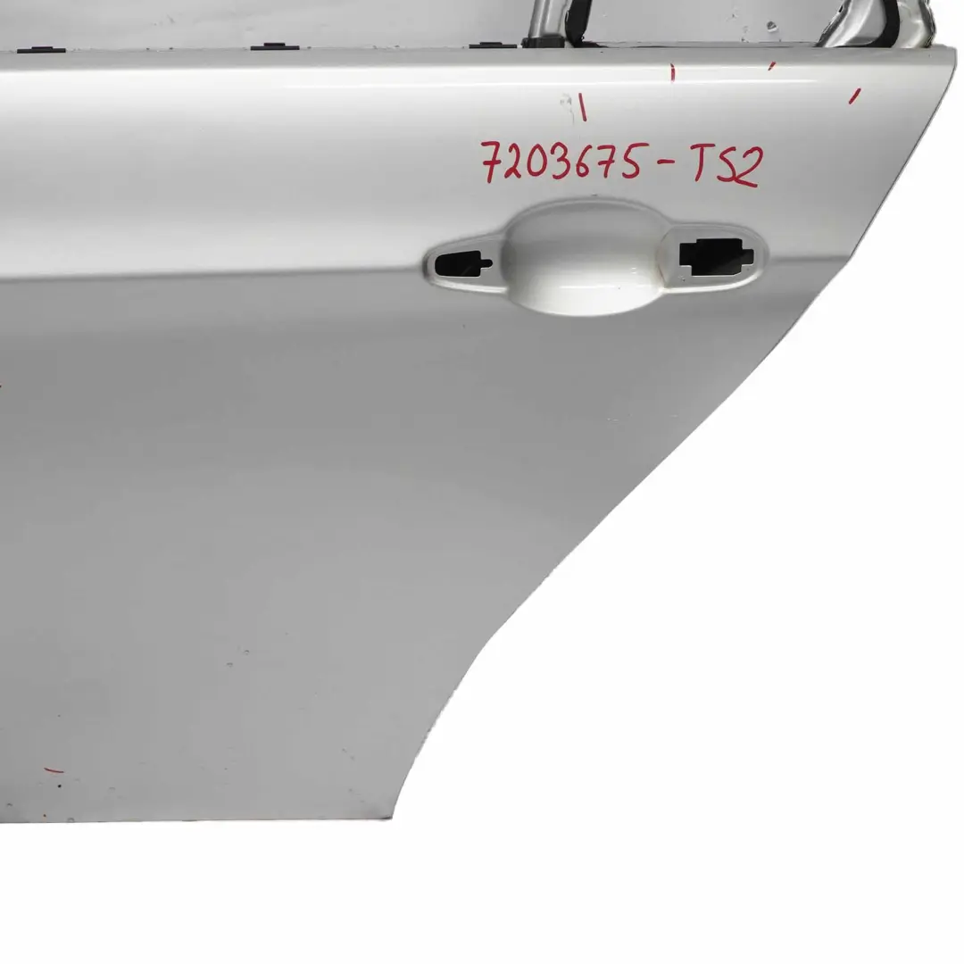 Door Rear Left N/S Titansilber Silver Silber Metallic - 354 to BMW E91 Touring with Part number 7203675 BMW E91 Touring Door Rear Left N/S Titansilber Silver Silber Metallic - 354 - SKU 7203675-TS2 - Part number 7203675