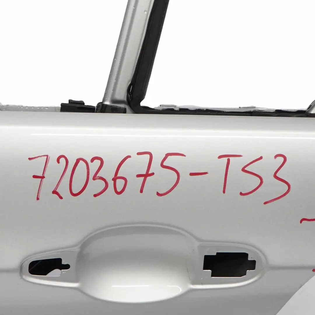 BMW E91 Touring Porta Posteriore SX Argento-Titanio Argento Metallizzato - 354 - SKU 7203675-TS3 - Numero di parte 7203675