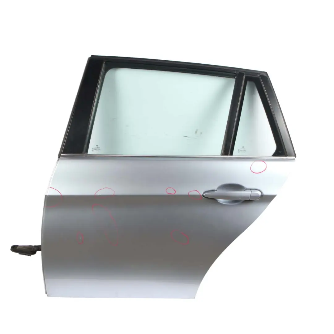 Door Rear Left N/S Bluewater Blue Water Metallic - 896 to BMW E91 Touring with Part number 7203675 BMW E91 Touring Door Rear Left N/S Bluewater Blue Water Metallic - 896 - SKU 7203675-WB - Part number 7203675