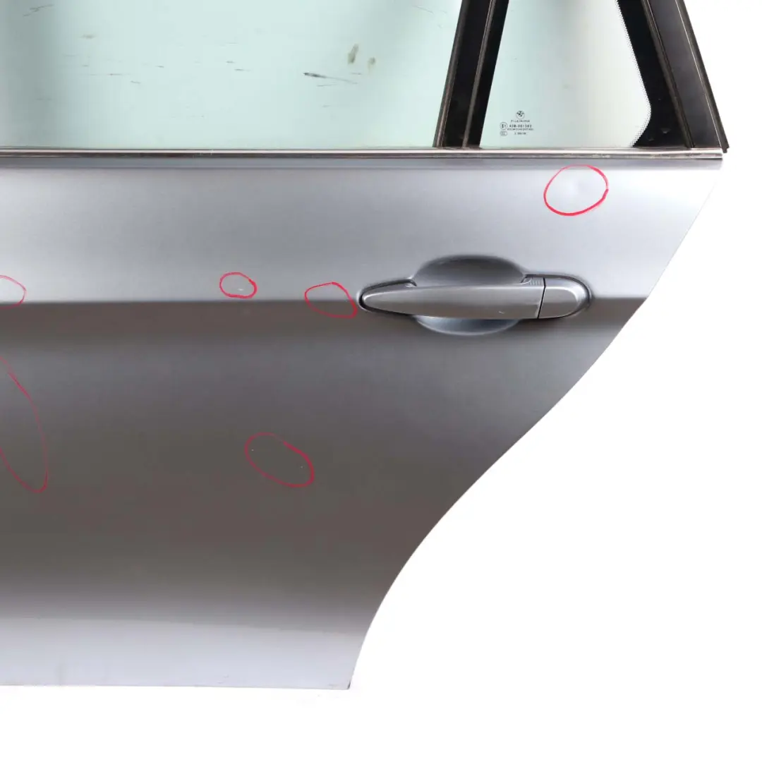 BMW E91 Touring Door Rear Left N/S Bluewater Blue Water Metallic - 896 - SKU 7203675-WB - Part number 7203675