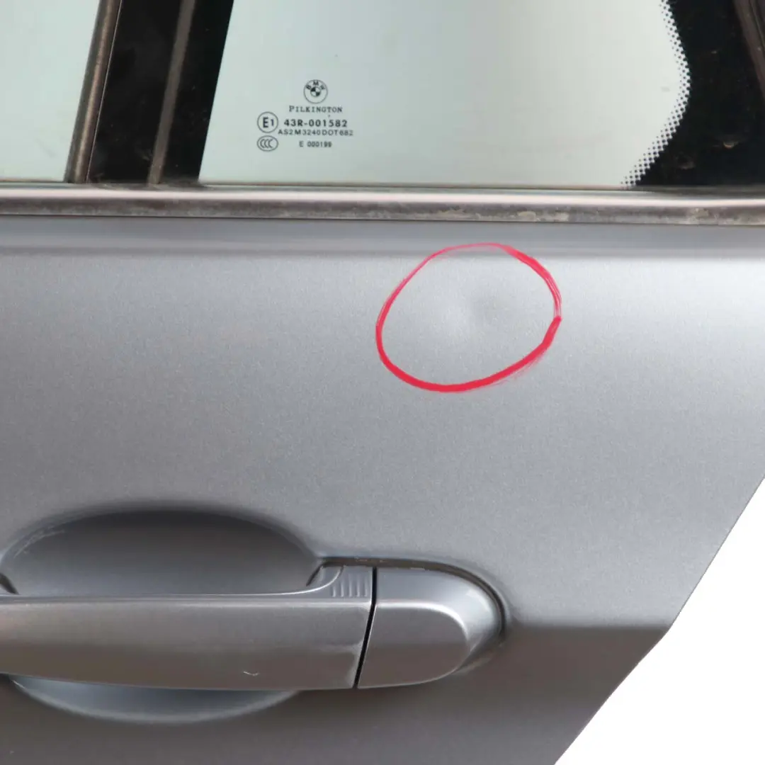 BMW E91 Touring Door Rear Left N/S Bluewater Blue Water Metallic - 896 - SKU 7203675-WB - Part number 7203675