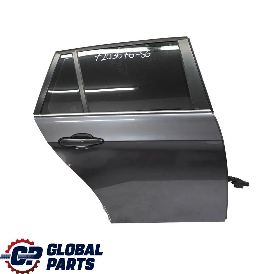 £BMW 3 E91 Touring Door Rear Right O/S Sparkling Graphite Metallic - A22 to with Part number 7203676 £BMW 3 E91 Touring Door Rear Right O/S Sparkling Graphite Metallic - A22 - SKU 7203676-SG - Part number 7203676