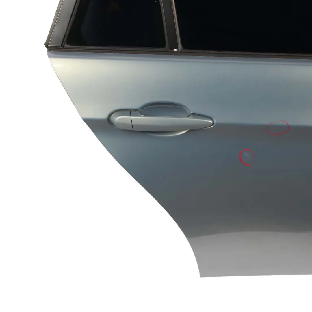 Door Rear Right O/S Touring Arktis Arctic Metallic - A34 to BMW E91 with Part number 7203676 BMW E91 Door Rear Right O/S Touring Arktis Arctic Metallic - A34 - SKU 7203676-AM - Part number 7203676