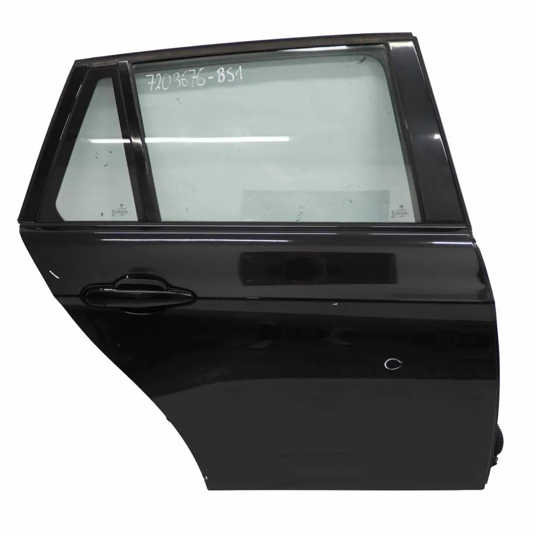 BMW E91 Touring Door Rear Right O/S Black Sapphire Metallic - 475 - SKU 7203676-BS1 - Part number 7203676