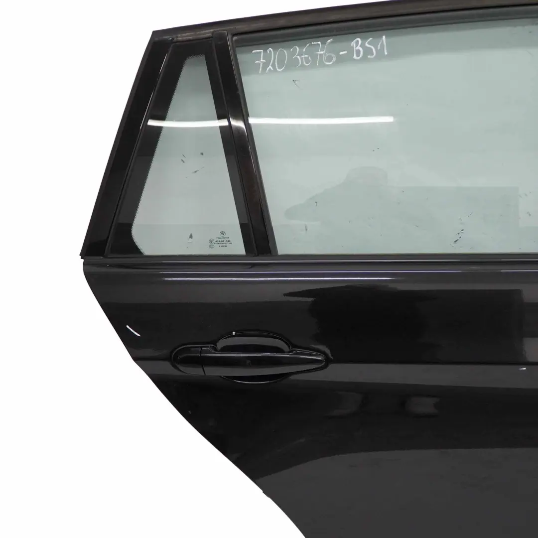Tür Hinten Rechts Black Sapphire Metallic 475 für BMW 3 er E91 LCI mit Teilenummer 7203676 BMW 3 er E91 LCI Tür Hinten Rechts Black Sapphire Metallic 475 - SKU 7203676-BS1 - Teilenummer 7203676