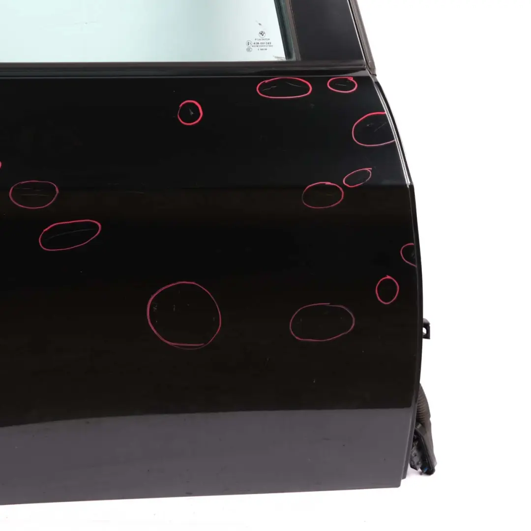 Door Rear Right O/S Black Sapphire Metallic - 475 to BMW E91 Touring with Part number 7203676 BMW E91 Touring Door Rear Right O/S Black Sapphire Metallic - 475 - SKU 7203676-BS - Part number 7203676