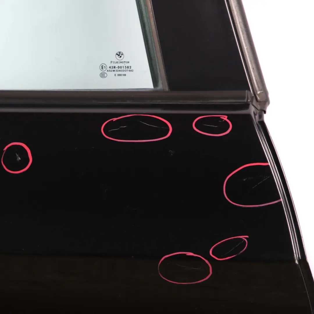 Door Rear Right O/S Black Sapphire Metallic - 475 to BMW E91 Touring with Part number 7203676 BMW E91 Touring Door Rear Right O/S Black Sapphire Metallic - 475 - SKU 7203676-BS - Part number 7203676