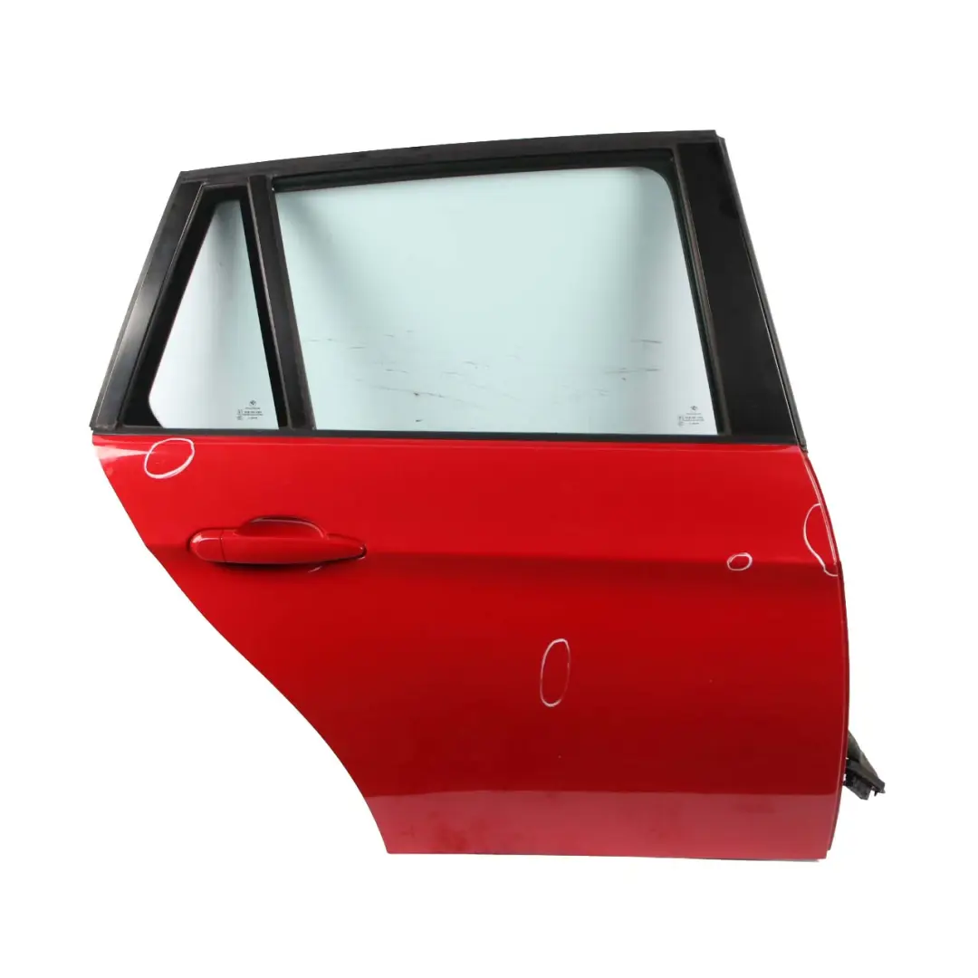 Door Rear Right O/S Karmesinrot Crimson Red - A61 to BMW 3 E91 Touring 2 with Part number 7203676 BMW 3 E91 Touring 2 Door Rear Right O/S Karmesinrot Crimson Red - A61 - SKU 7203676-KAR2 - Part number 7203676