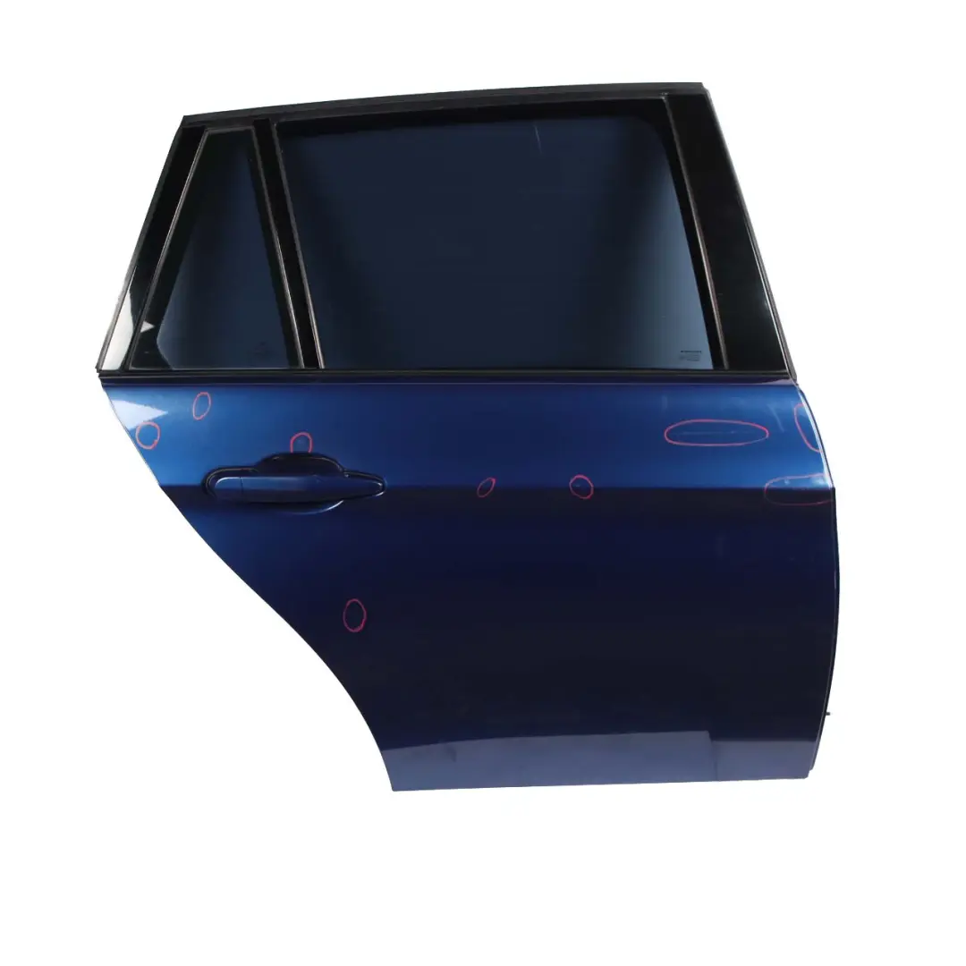 Door Rear Right O/S Le Mans Blau Blue - 381 to BMW 3 Series E91 Touring with Part number 7203676 BMW 3 Series E91 Touring Door Rear Right O/S Le Mans Blau Blue - 381 - SKU 7203676-LMB - Part number 7203676