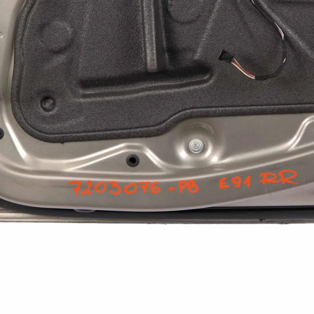 Door Rear Right O/S Touring Platinbronze Platinum Bronze Metallic - A53 to BMW E91 with Part number 7203676 BMW E91 Door Rear Right O/S Touring Platinbronze Platinum Bronze Metallic - A53 - SKU 7203676-PB - Part number 7203676